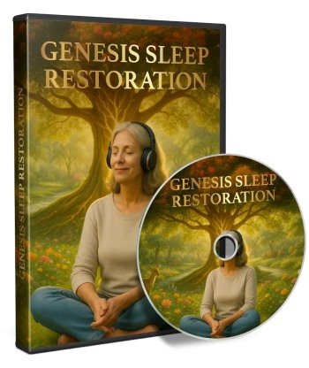 Genesis Sleep Restoration guided audio for deep restorative sleep and Genesis Gland activation